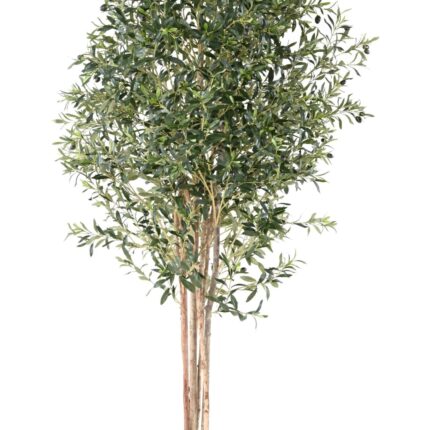Künstlicher Olivenbaum, ca. 270cm hoch, silbergrün