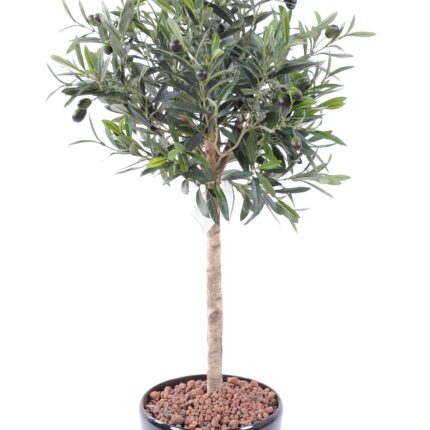 Künstlicher Olivenbaum, ca. 95cm hoch, silbergrün