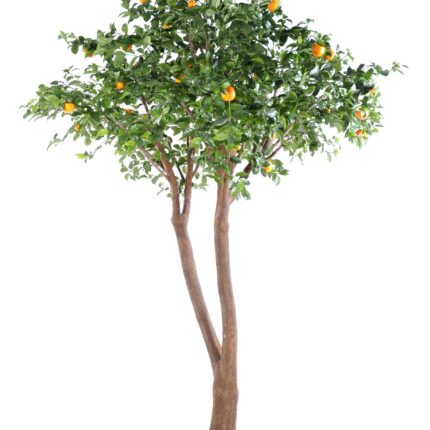 Künstlicher Orangenbaum, ca. 340cm hoch, grün