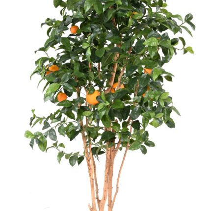 Künstlicher Orangenbaum, ca. 150cm hoch, grün