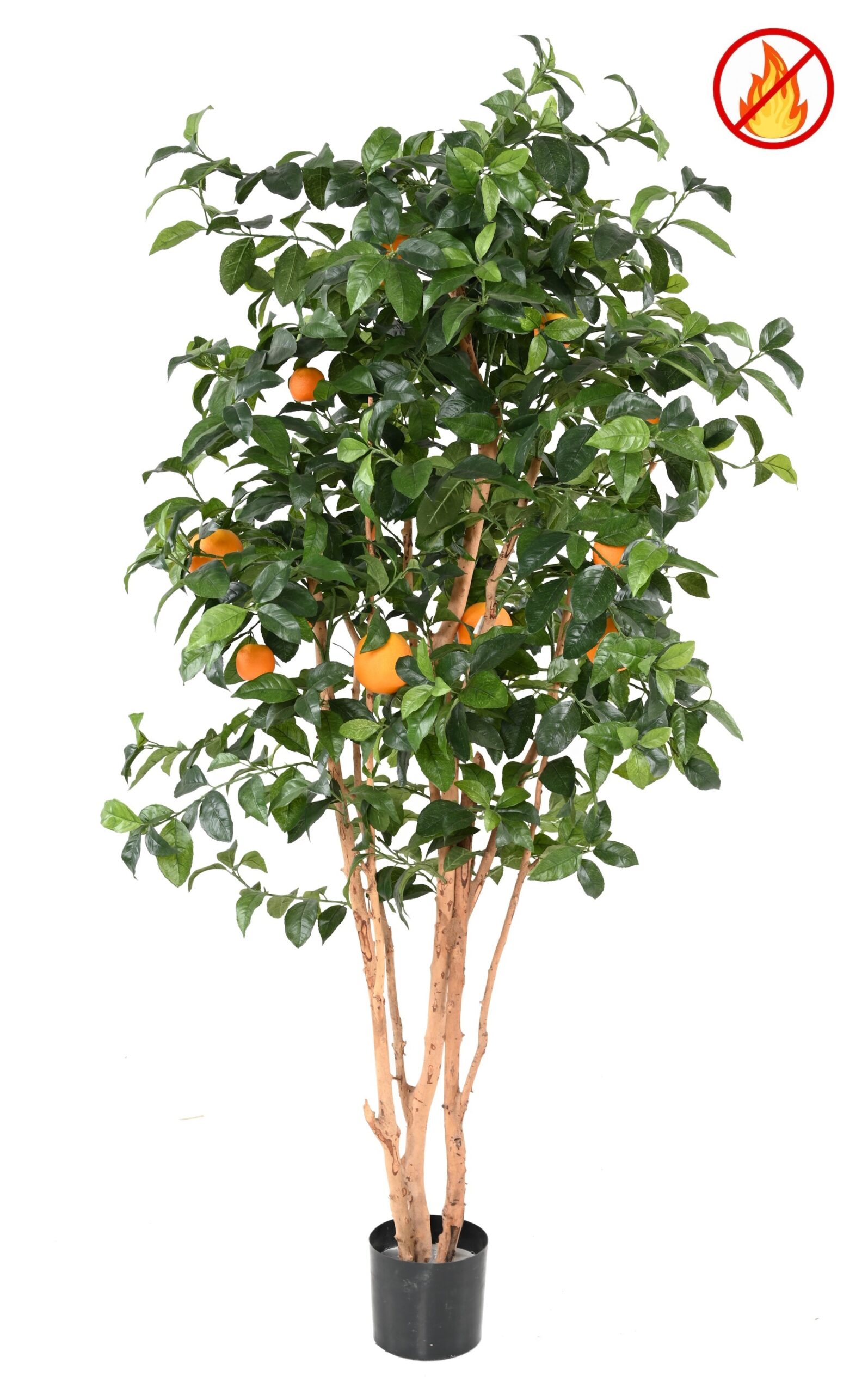Künstlicher Orangenbaum, ca. 180cm hoch, grün 1 Künstlicher Orangenbaum, ca. 180cm hoch, grün