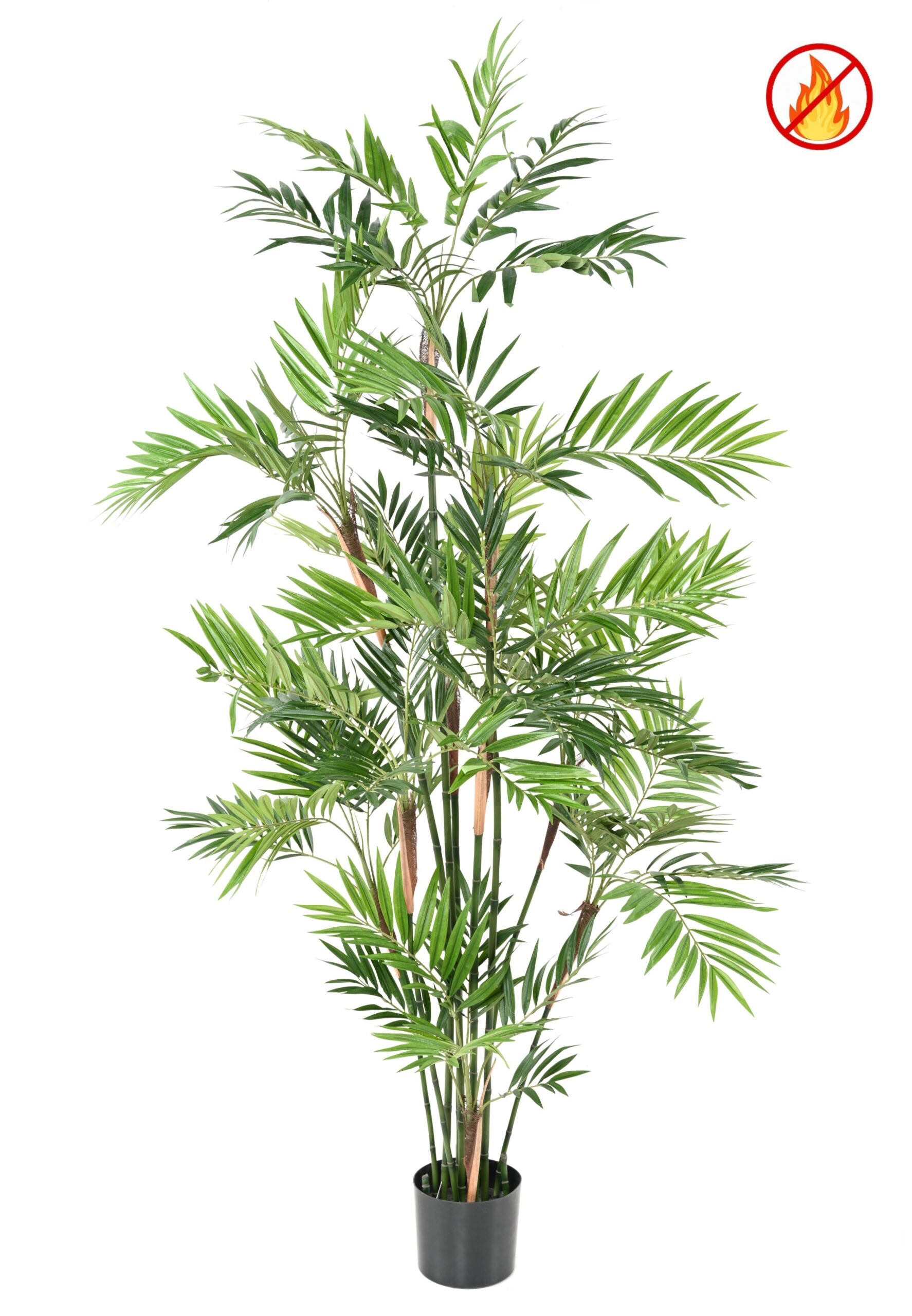 Künstliche Zimmerpalme, ca. 180cm, grün 1 Künstliche Zimmerpalme, ca. 180cm, grün