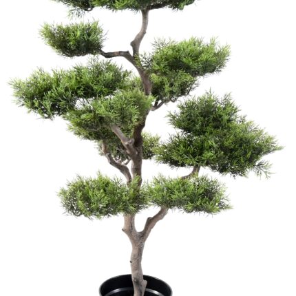 Künstliche Bonsai-Kiefer, ca. 95cm hoch, grün