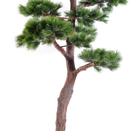 Künstliche Bonsai-Kiefer, ca. 220cm hoch, grün