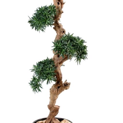 Künstlicher Podocarpus Wolkenbaum, ca. 110cm hoch, grün