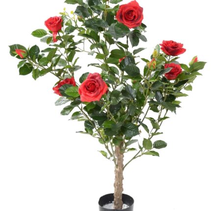 Künstlicher Rosenbaum, rot, ca. 100cm