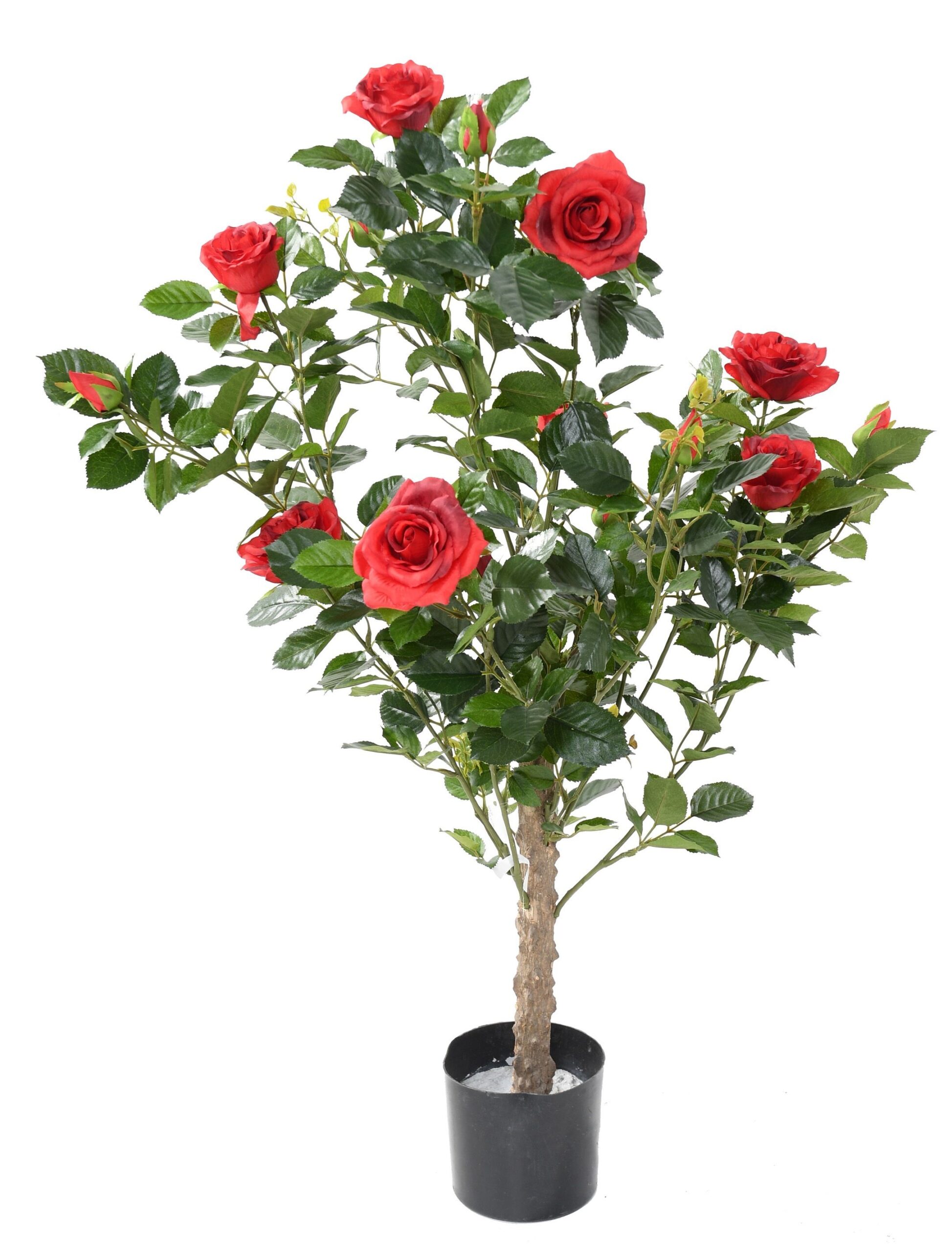 Künstlicher Rosenbaum, rot, ca. 100cm 1 Künstlicher Rosenbaum, rot, ca. 100cm