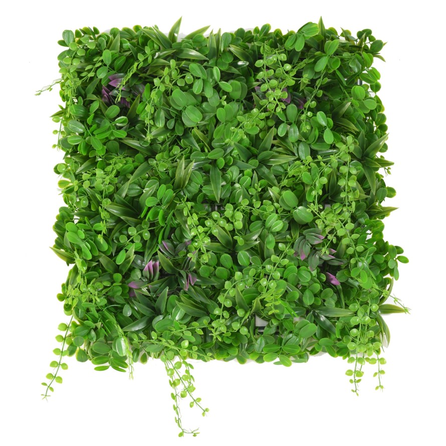 Kunsthecken-Paneel | Elena, 50x50cm - UV-Beständig 1 Kunsthecken-Paneel | Elena, 50x50cm - UV-Beständig