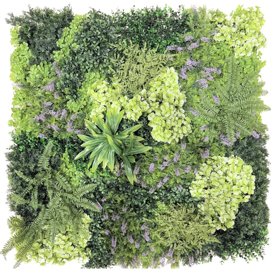 Kunsthecken-Paneel | Norbert, 100x100cm - UV-Beständig 1 Kunsthecken-Paneel | Norbert, 100x100cm - UV-Beständig