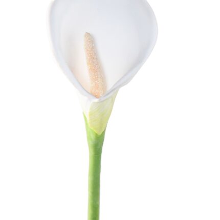 Künstliche Arumblume, weiß, ca. 78cm hoch