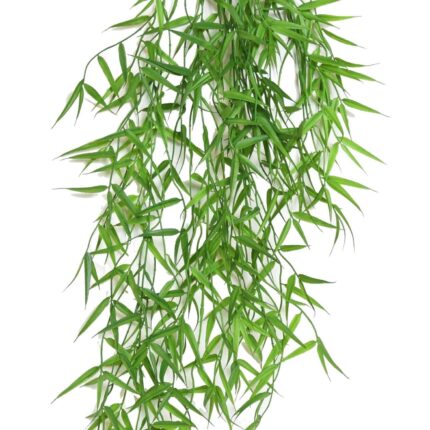 Künstlicher Hängender Bambus, ca. 90cm, grün