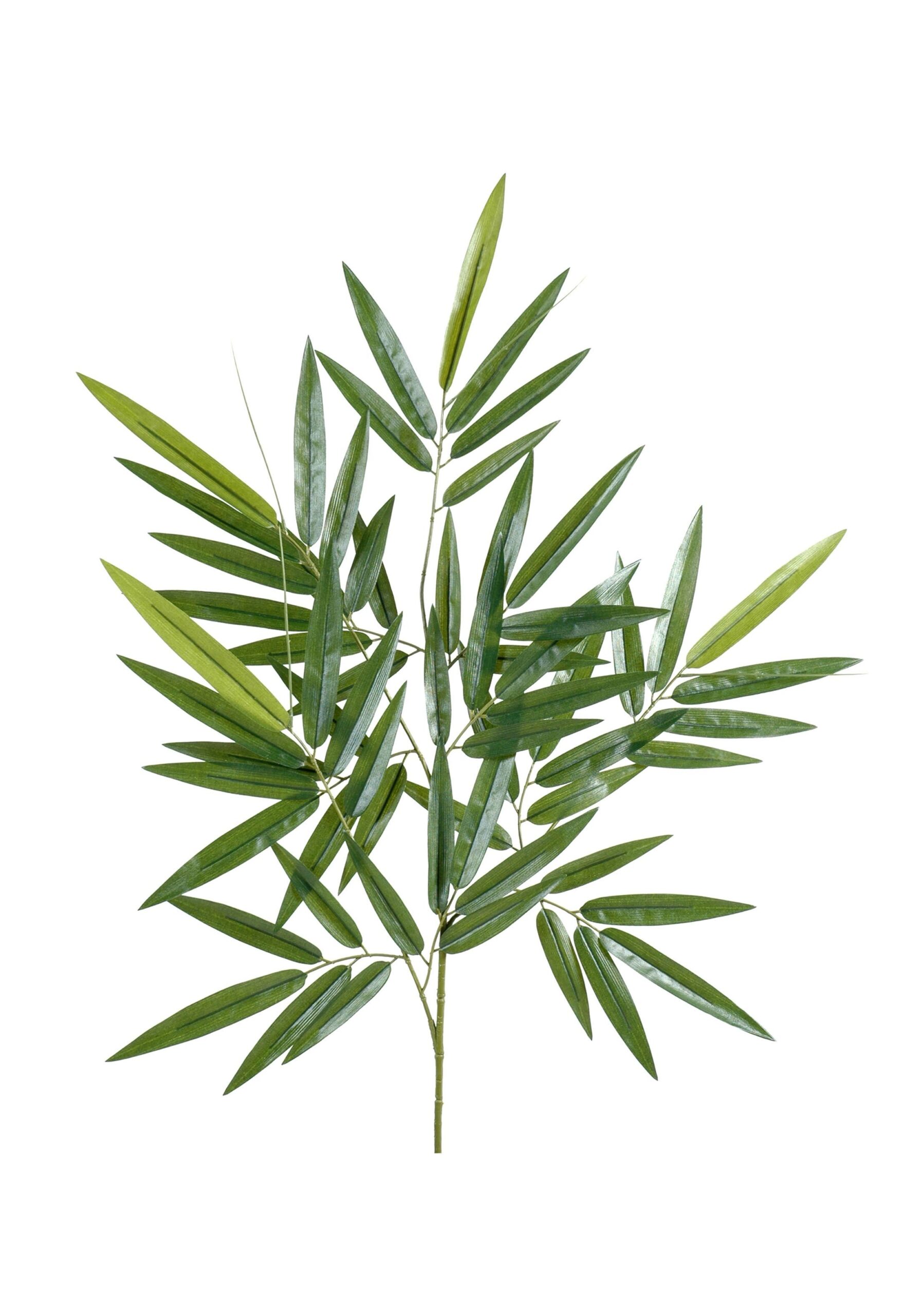 Künstlicher Bambuszweig, ca 77cm, UV-beständig, grün 1 Künstlicher Bambuszweig, ca 77cm, UV-beständig, grün