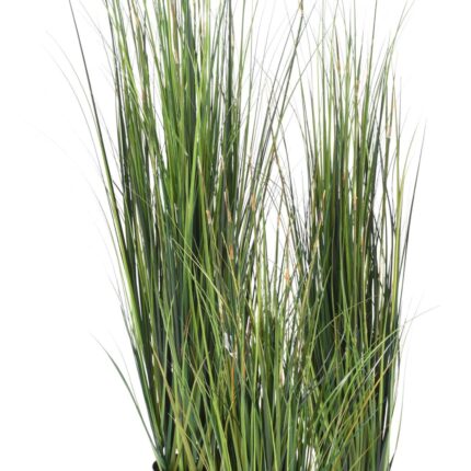 Künstliches Gras mit Bambusrohr, 120cm hoch, grün