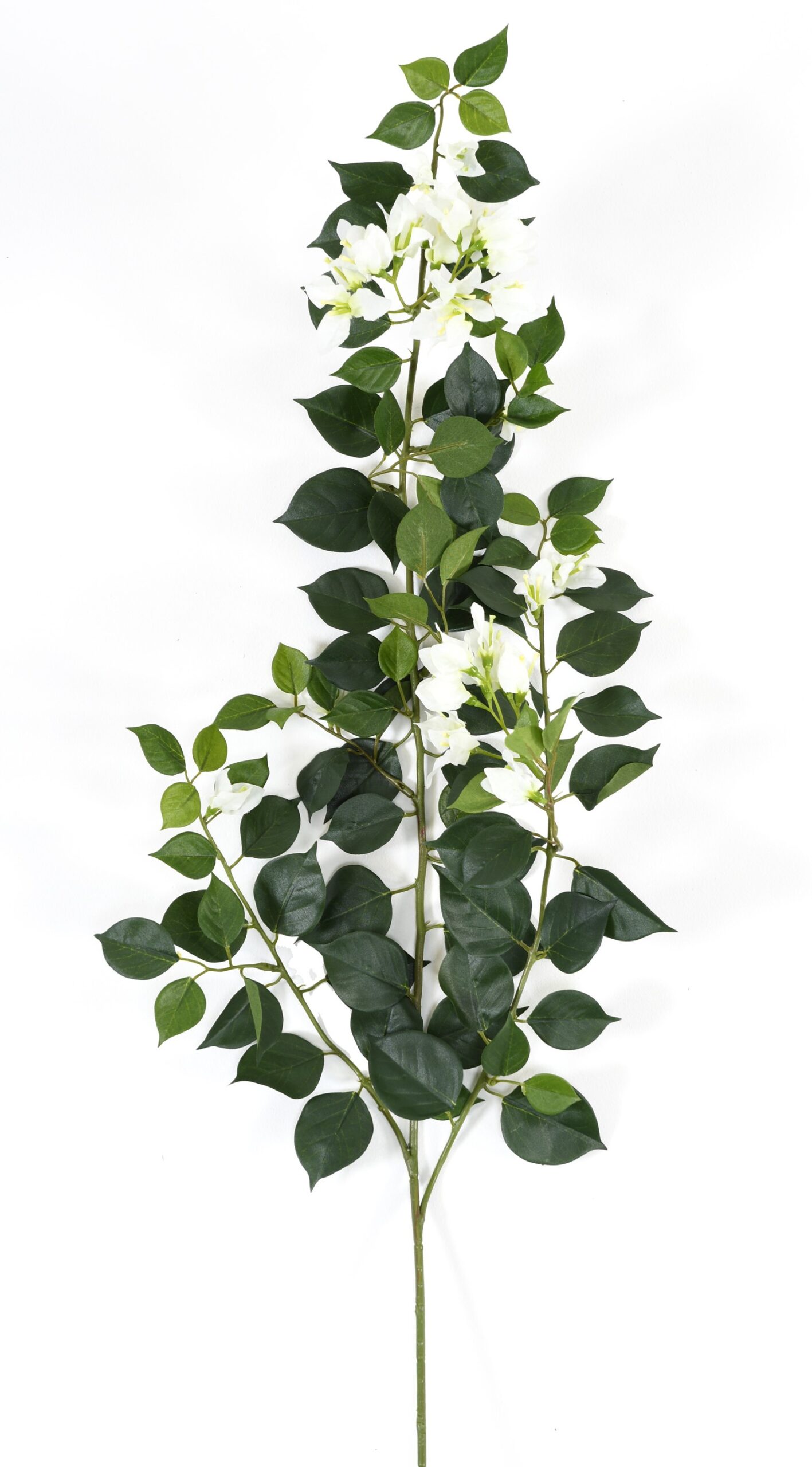 Künstlicher Bougainvillea Zweig, ca 80cm, weiss 1 Künstlicher Bougainvillea Zweig, ca 80cm, weiss