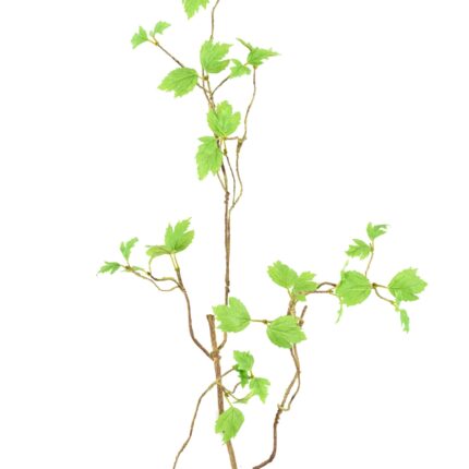 Künstlicher Zweig mit grünen Blättern, ca 130cm, grün
