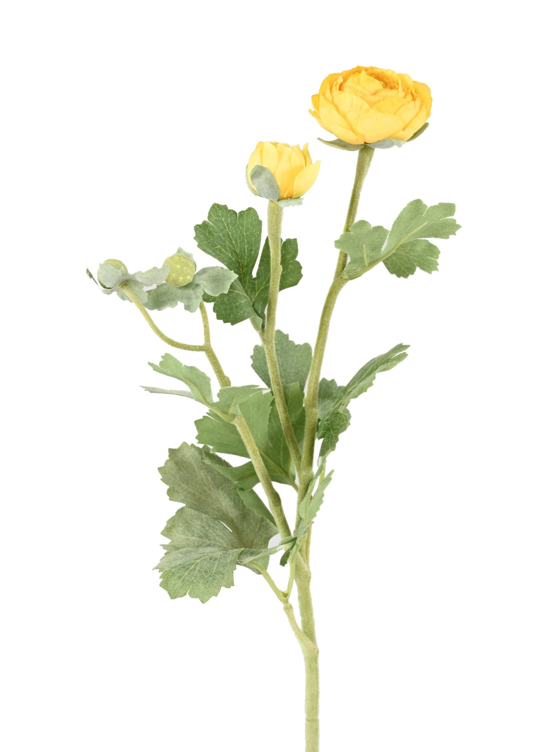 Künstlicher Butterblumenstängel, gelb, ca. 55cm hoch 1 Künstlicher Butterblumenstängel, gelb, ca. 55cm hoch