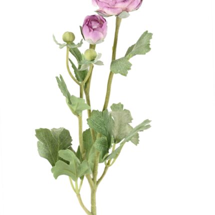 Künstlicher Butterblumenstängel, lila, ca. 55cm hoch