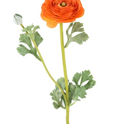Künstlicher Butterblumenstängel, orange, ca. 68cm hoch