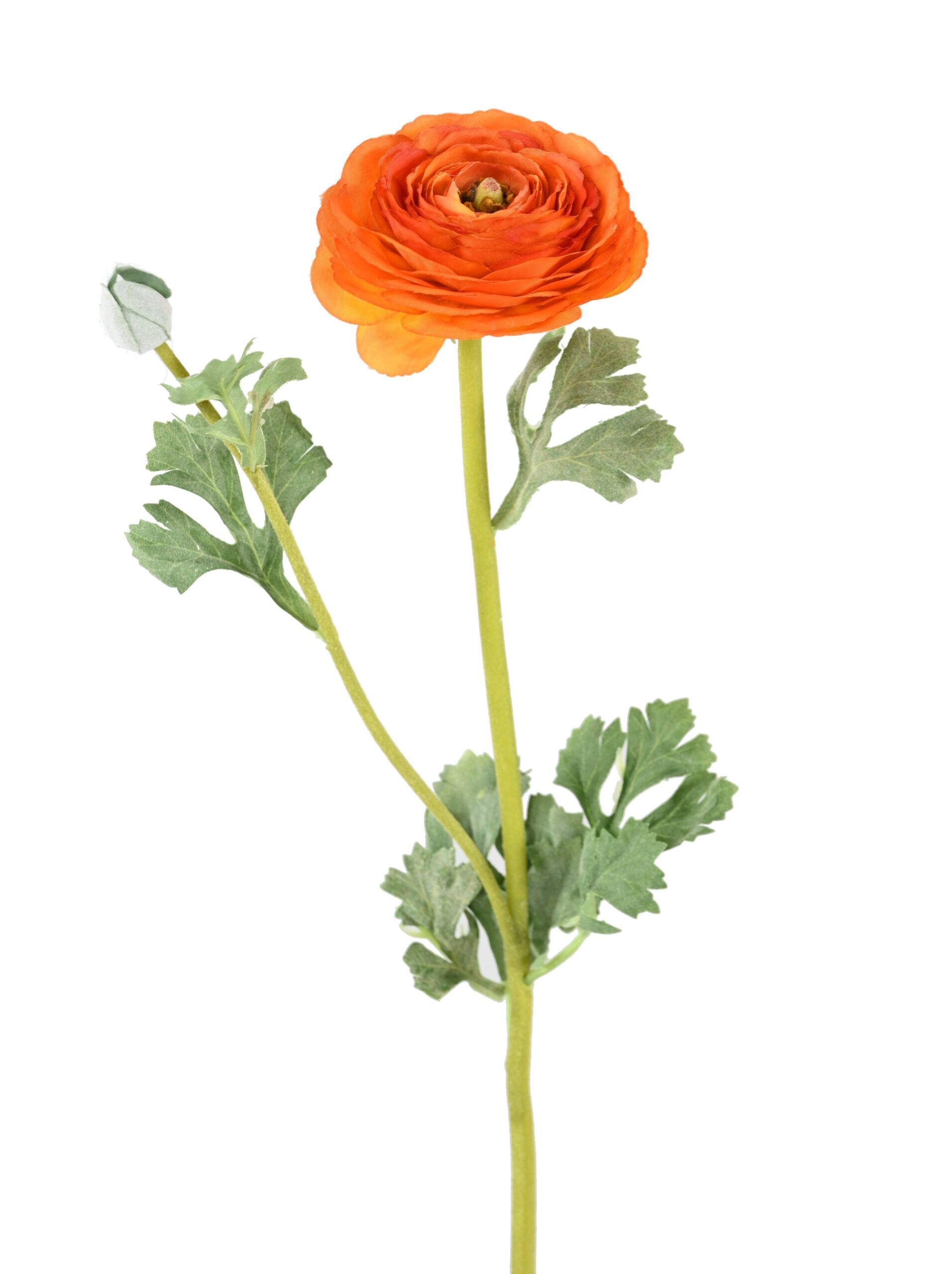 Künstlicher Butterblumenstängel, orange, ca. 68cm hoch 1 Künstlicher Butterblumenstängel, orange, ca. 68cm hoch
