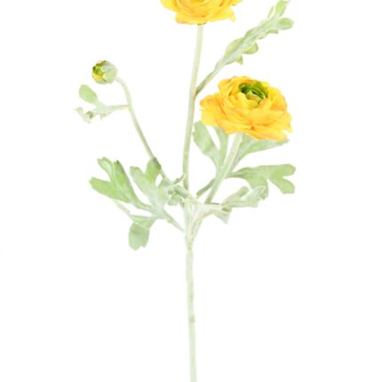 Künstliche Ranunkel, orange, ca. 53cm hoch