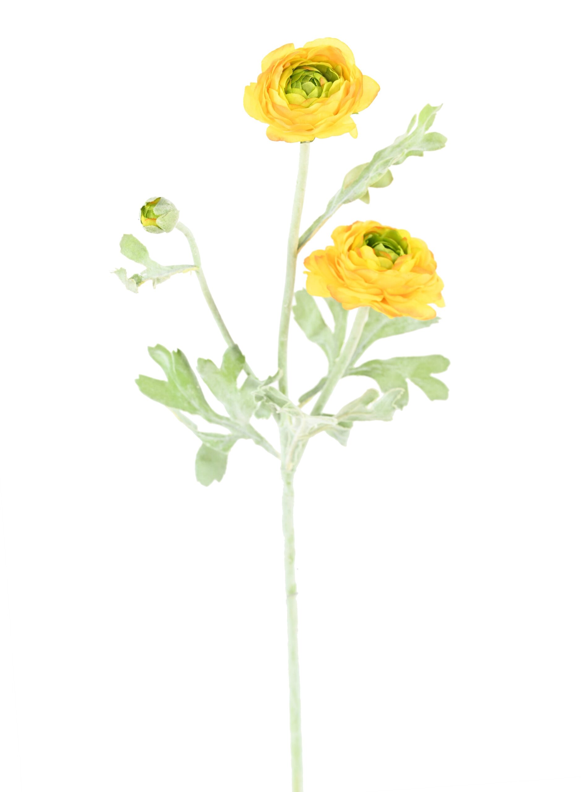 Künstliche Ranunkel, orange, ca. 53cm hoch 1 Künstliche Ranunkel, orange, ca. 53cm hoch