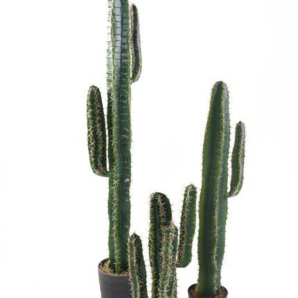 Künstlicher Cereus Kaktus, 160 cm hoch, grün