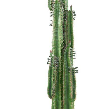 Künstlicher Finger-Kaktus, 185 cm hoch, grün