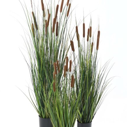 Künstliche Schilfrohr-Pflanze, 90cm hoch, grün