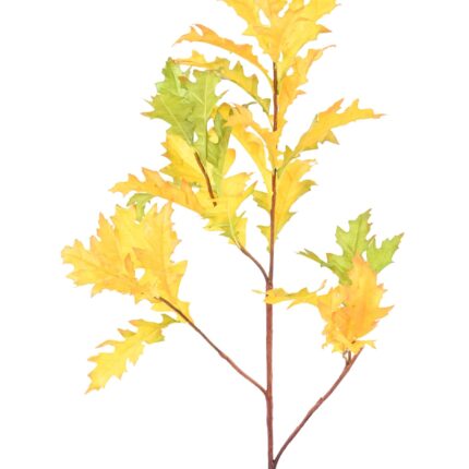 Künstlicher Eichenblattzweig, ca 110cm, herbstlich