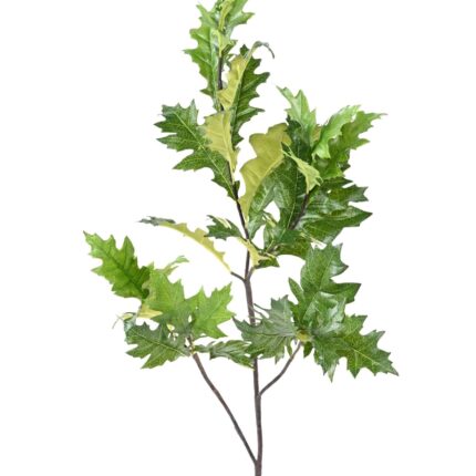 Künstlicher Eichenblattzweig, ca 110cm, grün