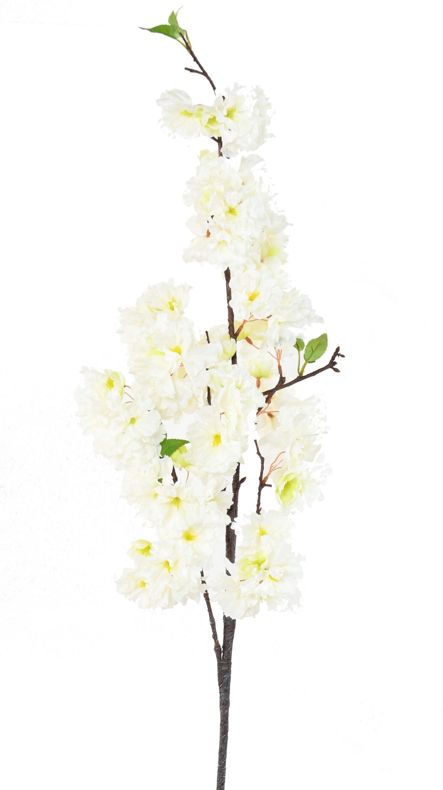 Künstlicher Kirschblütenzweig, ca 125cm, weiss 1 Künstlicher Kirschblütenzweig, ca 125cm, weiss