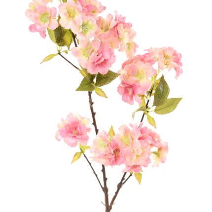 Künstlicher Kirschblütenzweig, ca 80cm, pink
