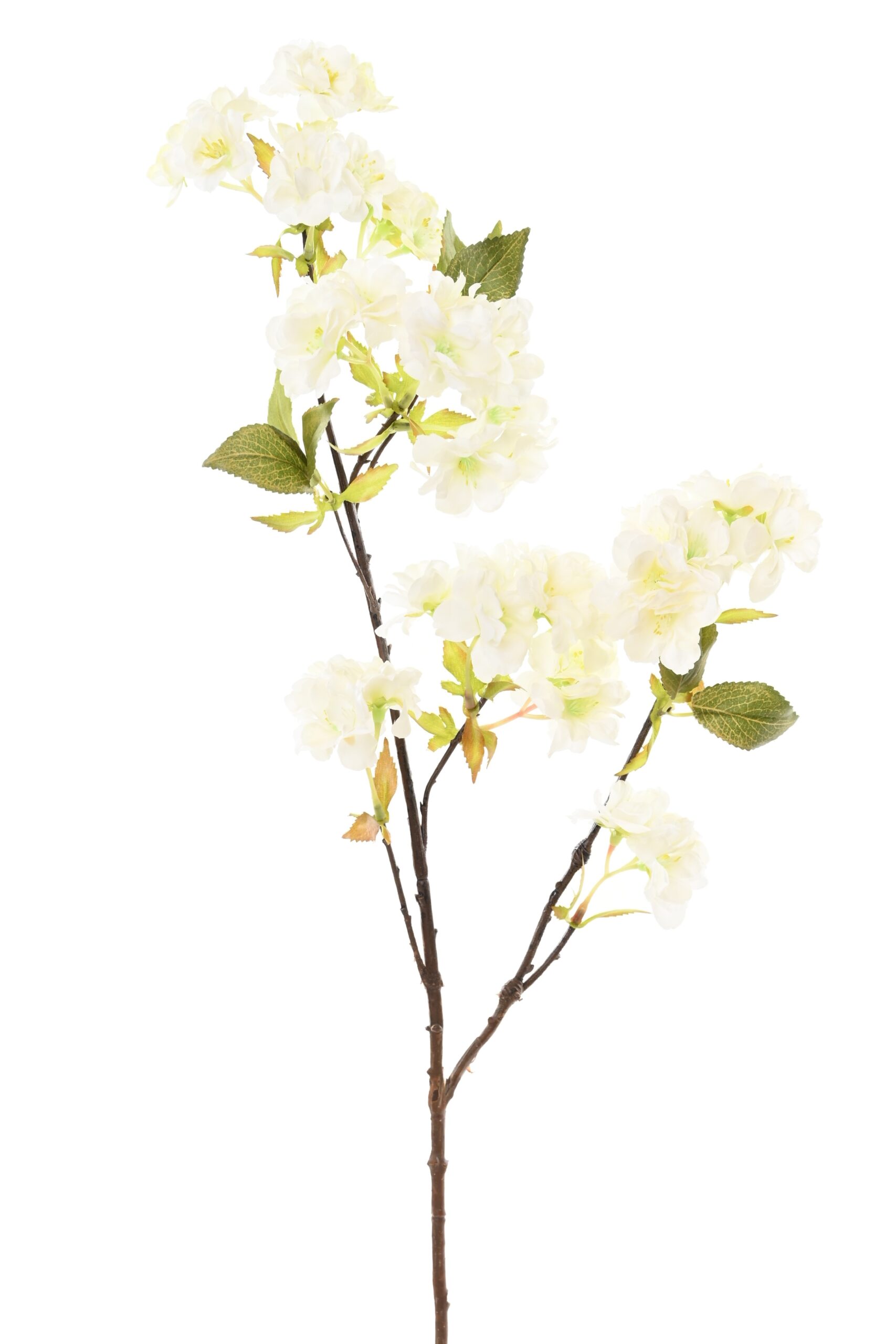 Künstlicher Kirschblütenzweig, ca 80cm, weiss 1 Künstlicher Kirschblütenzweig, ca 80cm, weiss