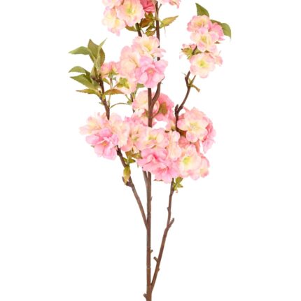 Künstlicher Kirschblütenzweig, ca 92cm, pink