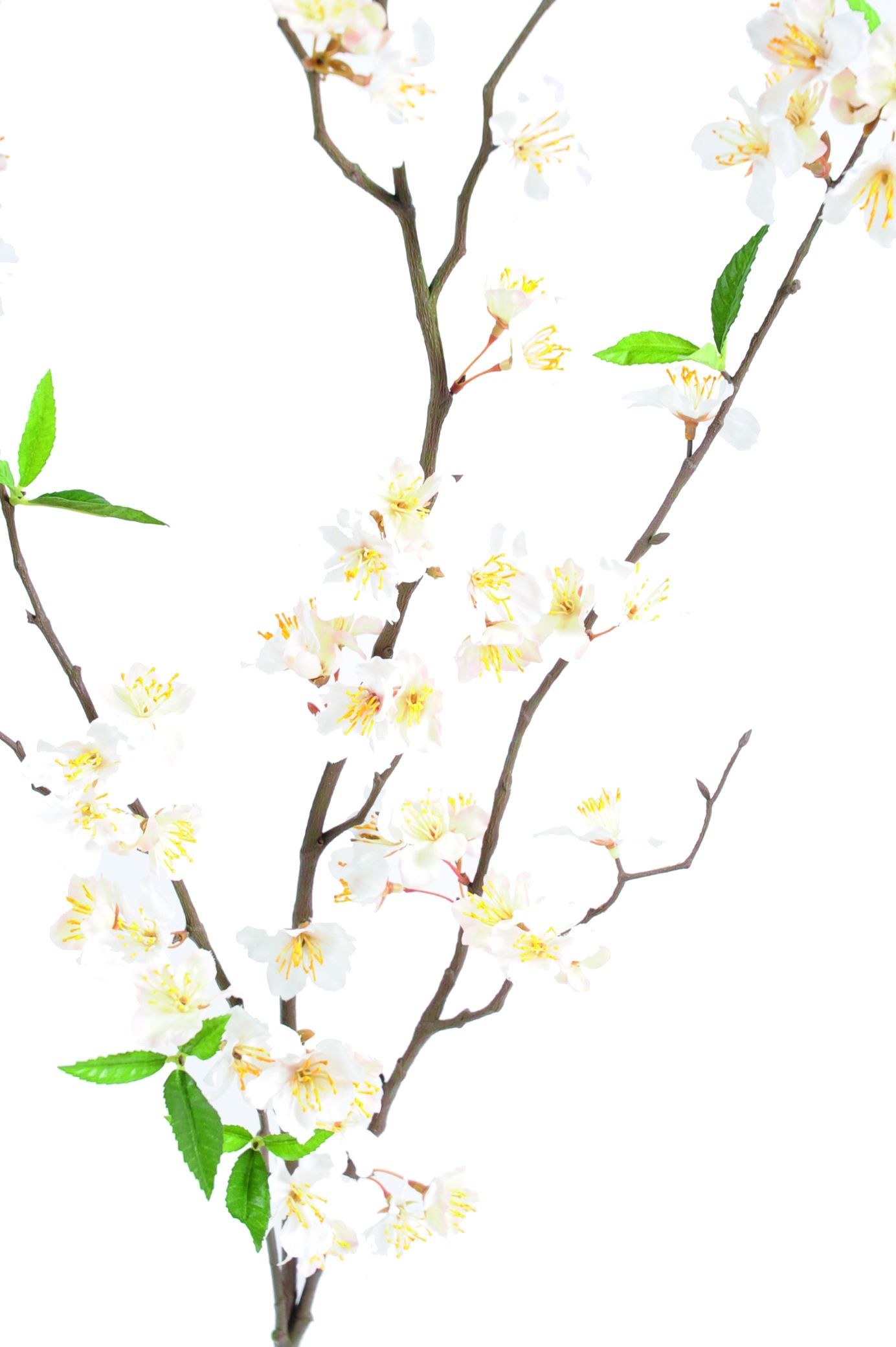 Künstlicher Kirschzweig, ca 115cm, weiss 1 Künstlicher Kirschzweig, ca 115cm, weiss