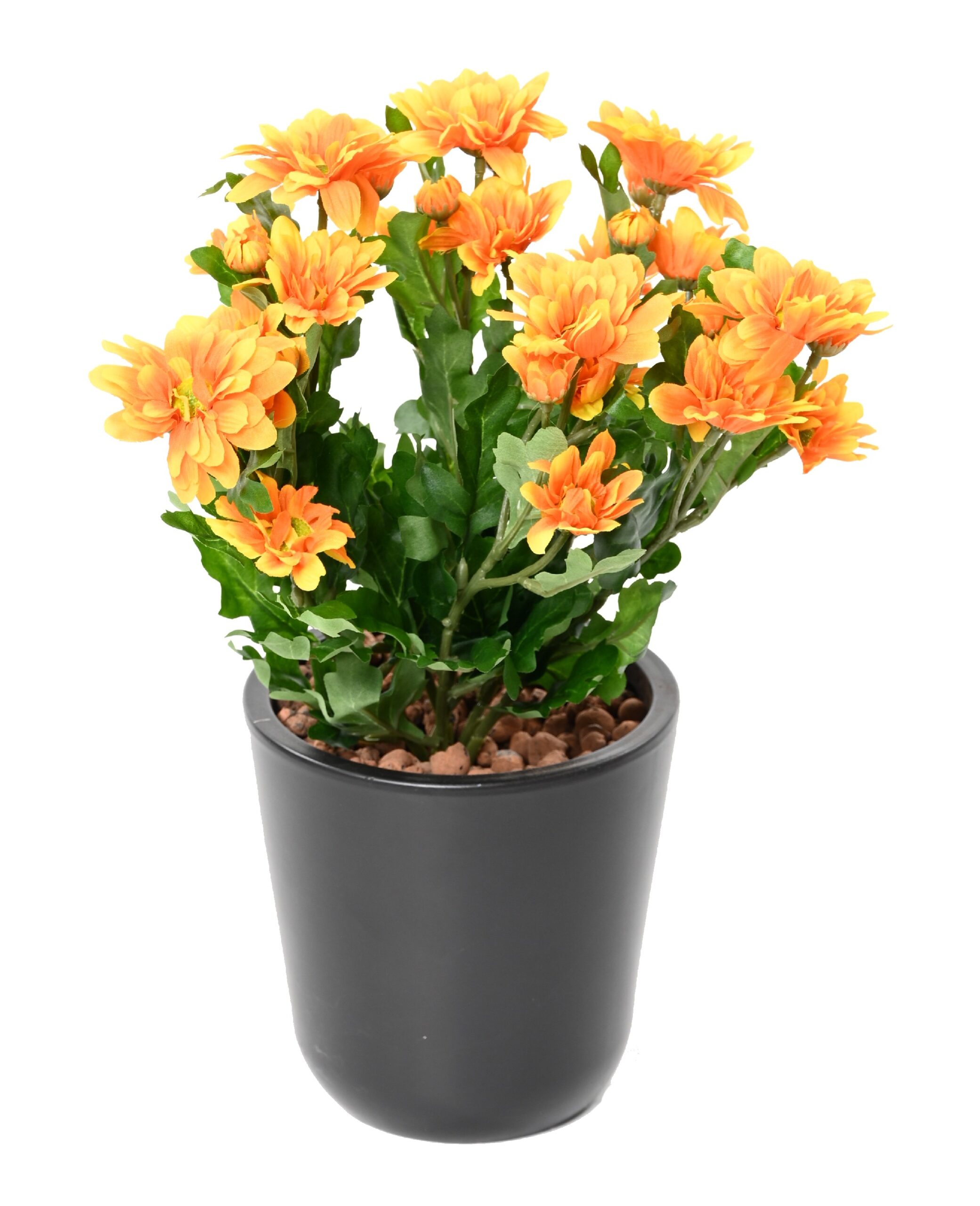 Künstliche Chrysantheme, 40cm, orange 1 Künstliche Chrysantheme, 40cm, orange