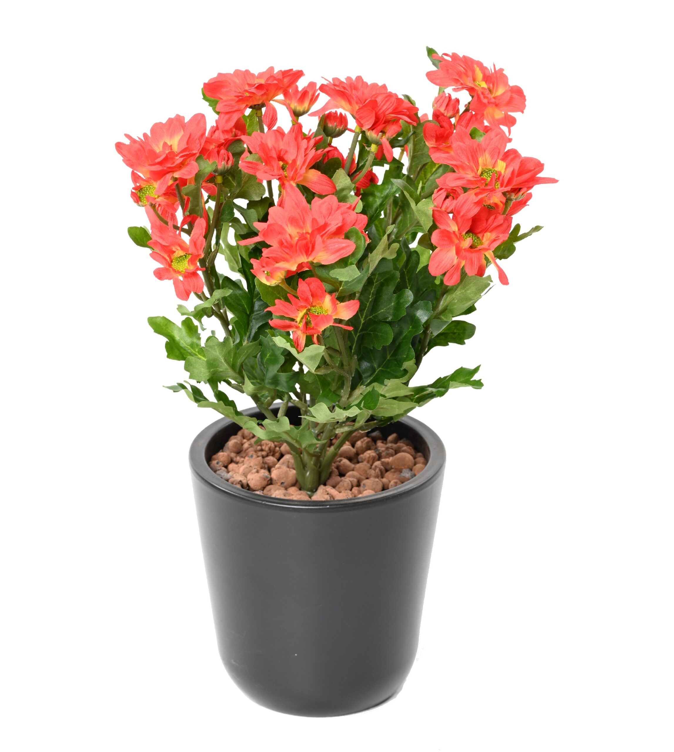 Künstliche Chrysantheme, 40cm, Rot-Gelb 1 Künstliche Chrysantheme, 40cm, Rot-Gelb