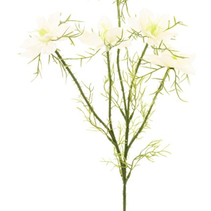 Künstliche Cosmosblume, weiß, ca. 56cm hoch