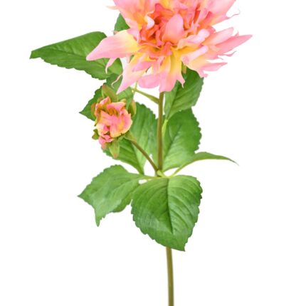 Künstliche Dahlie, pink, ca. 75cm hoch - Pflegeleicht!