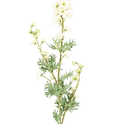 Künstliches Delphinium, weiß, ca. 86cm hoch