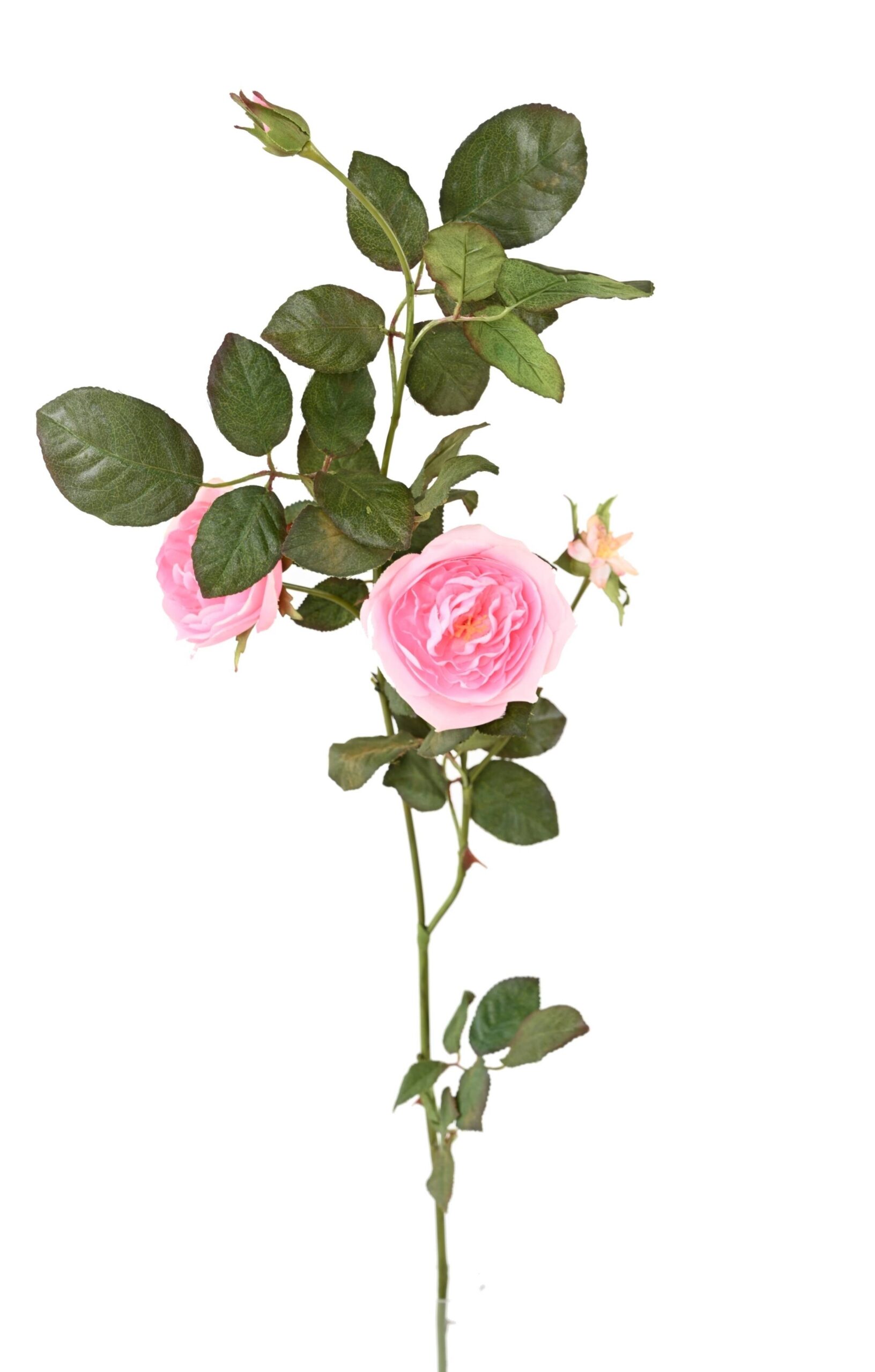 Künstliche Rose, pink, ca. 80cm hoch - Pflegeleicht! 1 Künstliche Rose, pink, ca. 80cm hoch - Pflegeleicht!