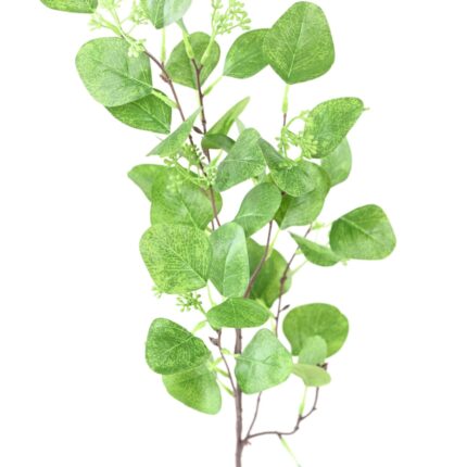 Künstlicher Eukalyptus Zweig, ca 85cm, grün
