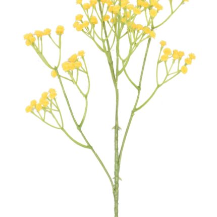 Künstliche Gypsophila, gelb, ca. 60cm hoch