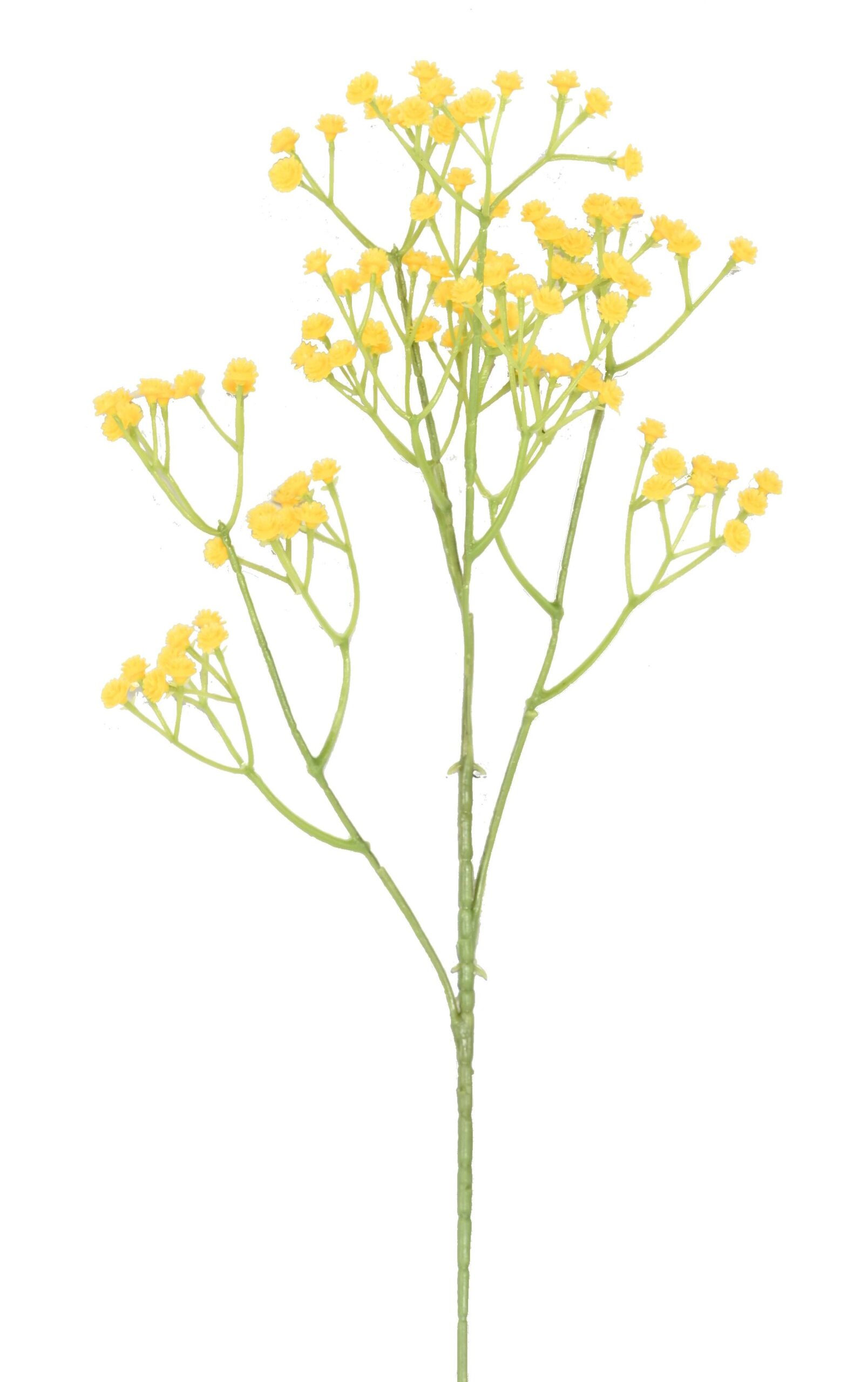 Künstliche Gypsophila, gelb, ca. 60cm hoch 1 Künstliche Gypsophila, gelb, ca. 60cm hoch