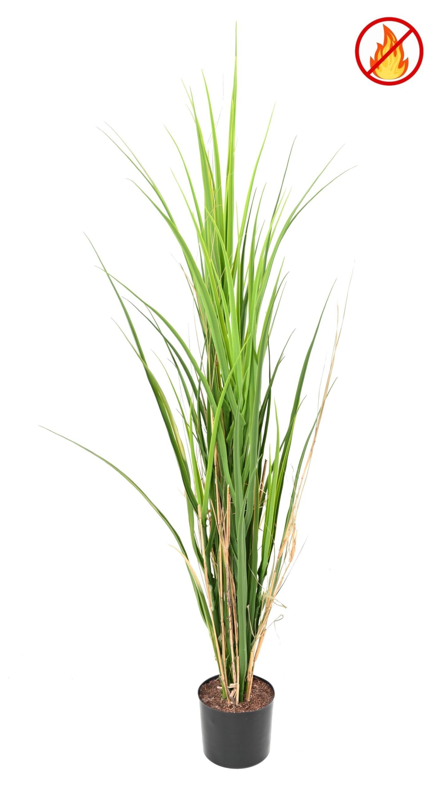 Künstliches Ziergras XL, 115cm, Schwer entflammbar B1 1 Künstliches Ziergras XL, 115cm, Schwer entflammbar B1