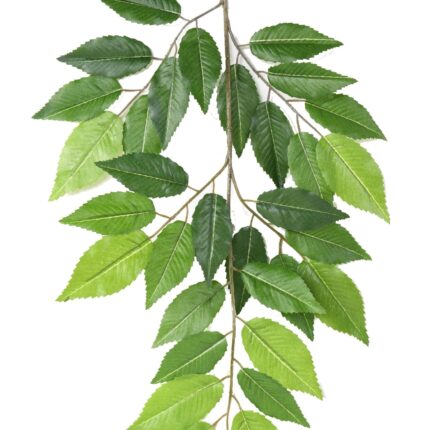 Künstlicher Hainbuchen Zweig, ca 65cm, grün