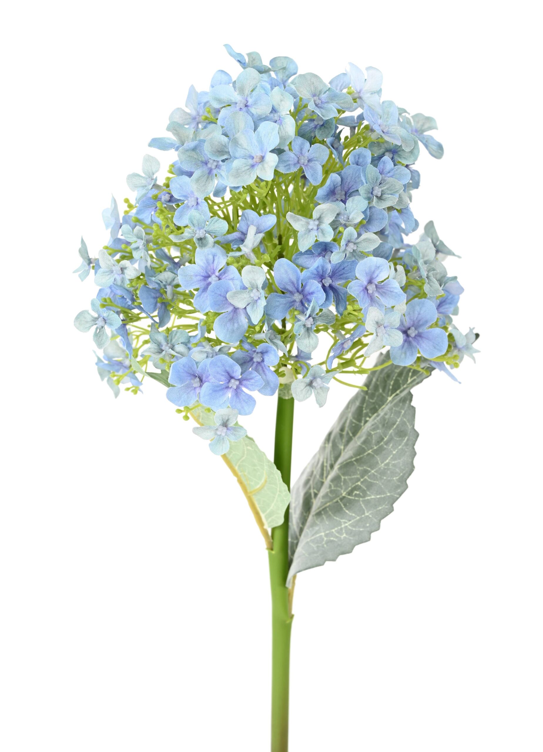 Künstliche Hortensie, blau, ca. 55cm hoch - Pflegeleicht! 1 Künstliche Hortensie, blau, ca. 55cm hoch - Pflegeleicht!