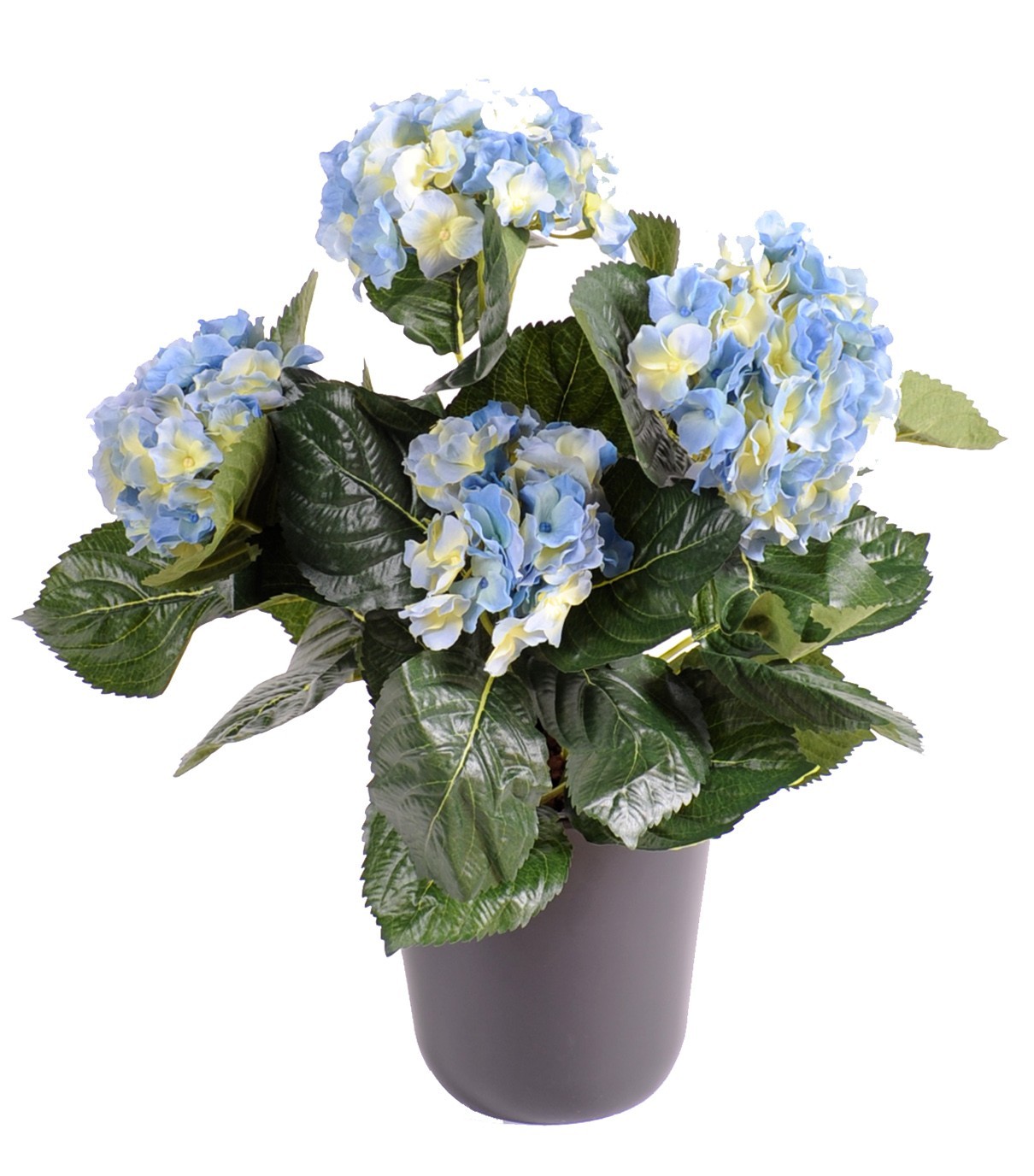 Künstliche Hortensie, 40cm, Blau-Gelb 1 Künstliche Hortensie, 40cm, Blau-Gelb