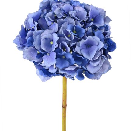 Künstliche Hortensie, blau, ca. 45cm hoch - pflegeleicht
