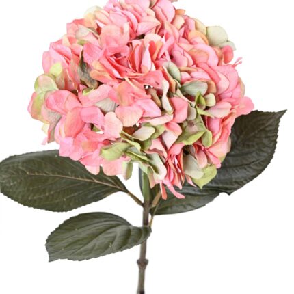 Künstliche Hortensie, pink, ca. 65cm hoch - Pflegeleicht!